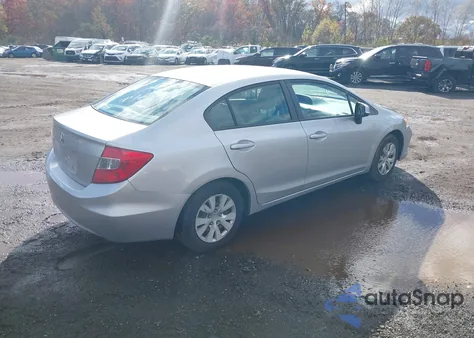 2012 Honda Civic Lx from USA, damaged, VIN 19XFB2F57CE321886
